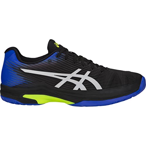 ASICS Solution Speed FF Mens Tennis Shoe - Black/Illusion Blue - Size 7