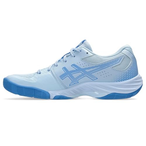ASICS Women's Blade FlyteFoam Volleyball Shoes, 8.5, Light Blue/Blue Coast
