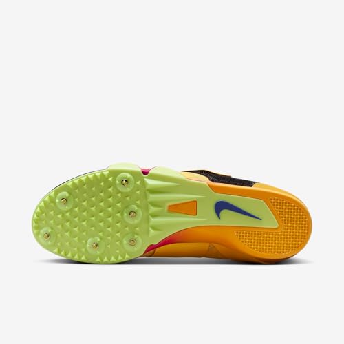 Nike Pole Vault Elite Track & Field Jumping Spikes (Citron Pulse/Volt Ice/Vivid Purple/Indigo Burst) Size 9.5
