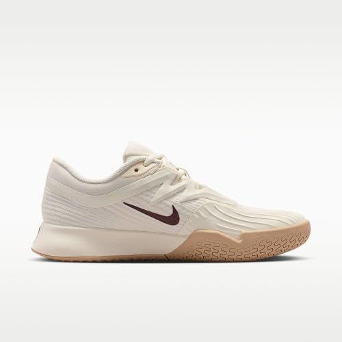 Nike Vapor Pro 3 Women's Hard Court Tennis Shoes (Pale Ivory/Vachetta Tan/Tattoo) Size 9