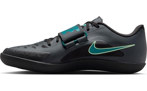 Nike Zoom Rival SD 2 Track & Field Throwing Shoes (FZ9665-001, Black/Electric Algae/Bright Spruce/Volt) Size 7