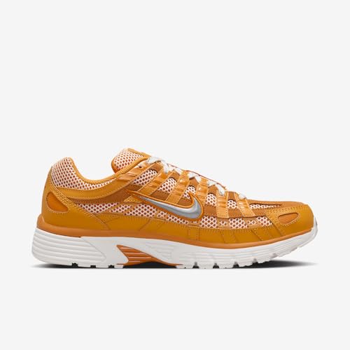 Nike P-6000 Premium Shoes (HQ3641-886, Kumquat/Magma Orange/Summit White/Metallic Silver) Size 10.5