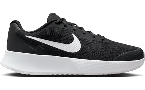 Nike Women's Vapor Lite 3 Hard Court Tennis Shoes, Black/White, 9.5