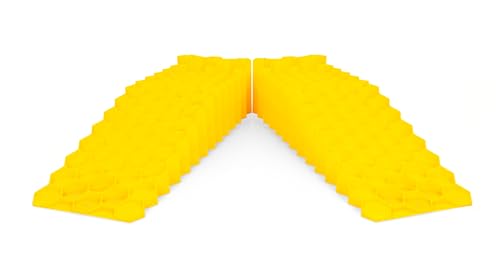 Camco Car Ramps/Truck Ramps - Low Profile Car Ramps - Features 7-Inches of Lift - Use as Car Ramps for Oil Changes, Car Lifts for Home Garage & More - 3,500 lb Capacity per Ramp - 2-Pack (44558)