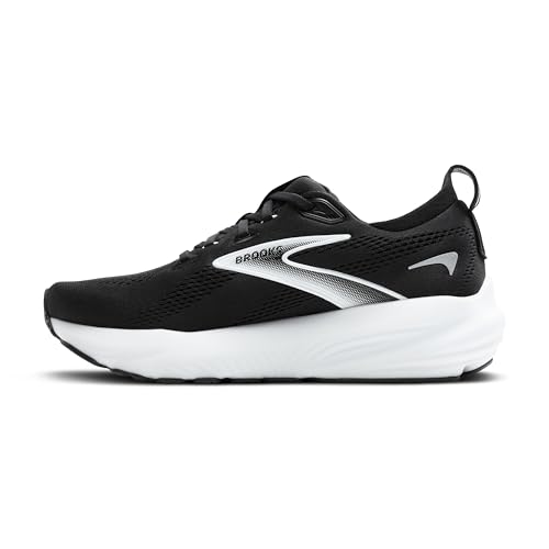 Brooks Men’s Glycerin 22 Neutral Running Shoe - Black/Grey/White - 10.5 Medium