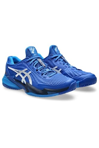 ASICS Men's Court Ff 3 Novak Trainers, Tuna Blue Pure Silver, 6.5 US
