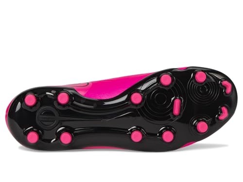 Nike Unisex Kid's Jr. Tiempo Legend 10 Club Multi-Ground Low-Top Soccer Cleats (Little Kid/Big Kid) Fierce Pink/Black 6 Medium