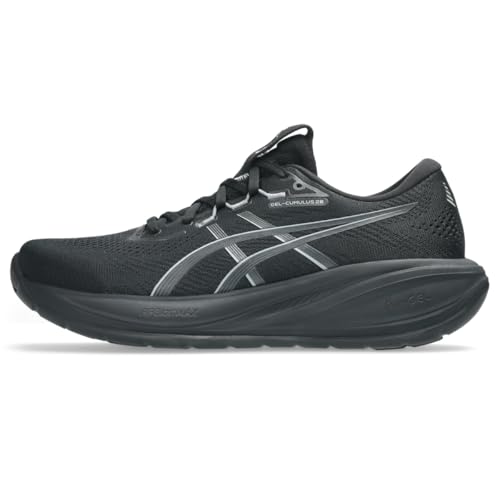 ASICS Men's Gel-Cumulus 28 Running Shoes, 8, Black/Carrier Grey