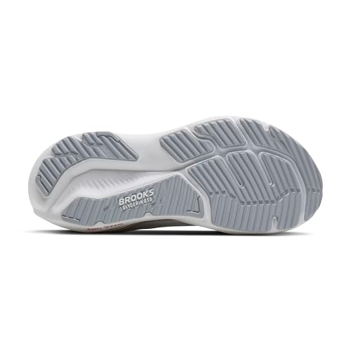 Brooks Women’s Glycerin GTS 23 Supportive Running Shoe - White/Harbor Mist/Metallic - 10.5 Medium