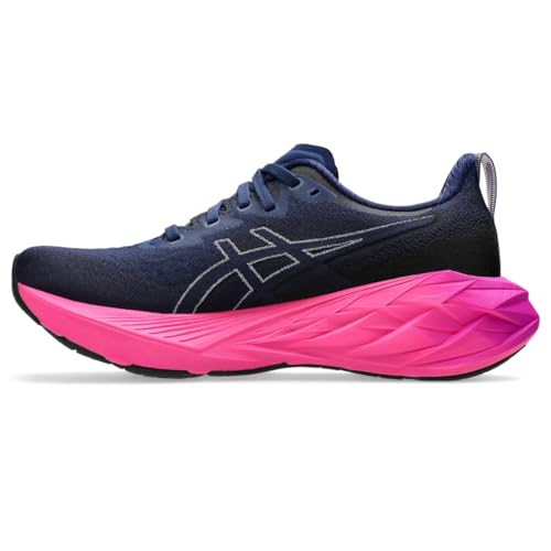 ASICS Women's NOVABLAST 4 Running Shoes, 9, Blue Expanse/Black