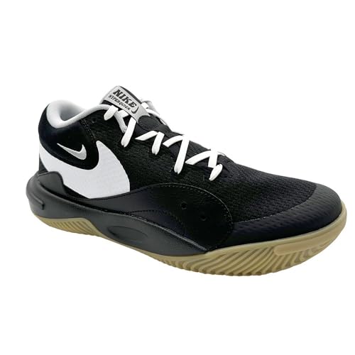 Nike Hyperquick Volleyball Shoes (FN4678-001, Black/Flat Silver/White) Size 9 Mens/10.5 Womens US