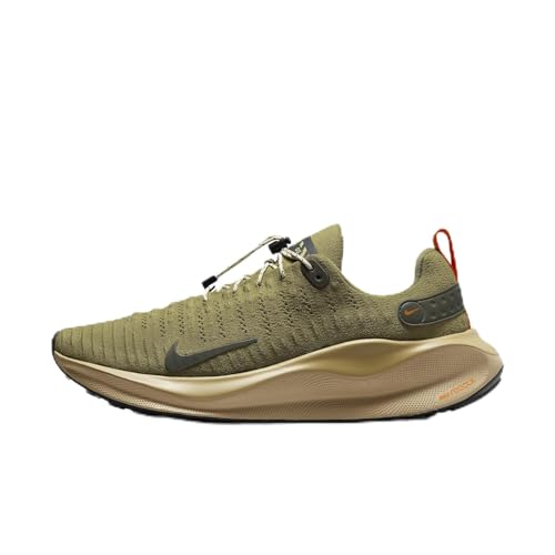Nike InfinityRN 4 Men's Road Running Shoes (HJ7669-276, Neutral Olive/Flax/Parachute Beige) Size 6.5