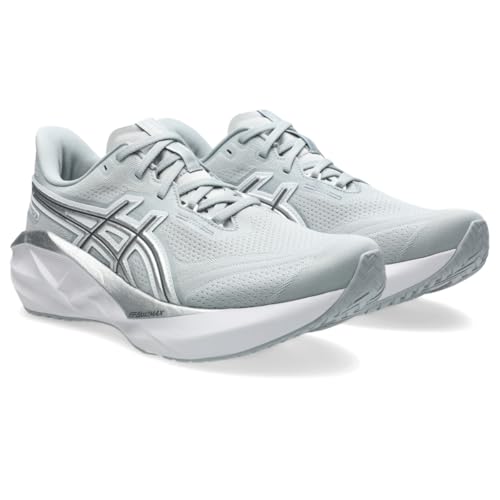 ASICS Men's NOVABLAST 5 Running Shoes, 10, Piedmont Grey/Pure Silver