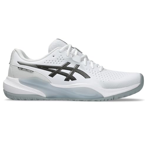 ASICS Men's Gel-Challenger 15 Tennis Shoes, 10, White/Gunmetal