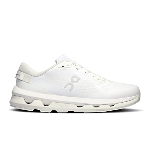 On Women's Cloudzone Sneakers, White | White, 8.5 Medium US
