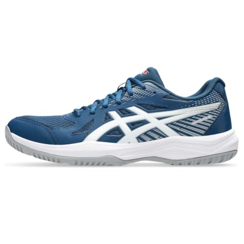 ASICS Men's Upcourt 6 Volleyball Shoes, 11.5, MAKO Blue/White