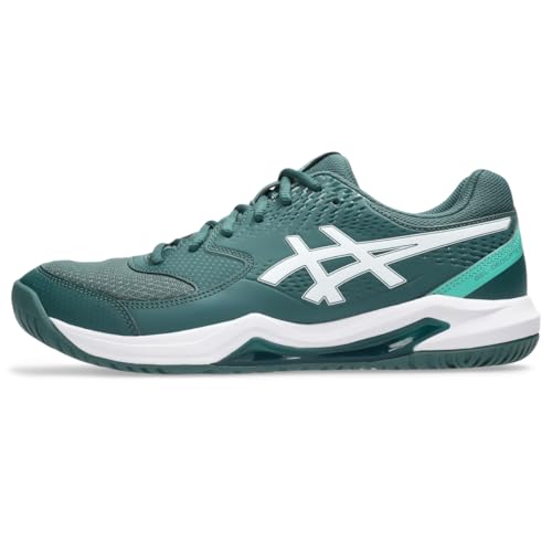 ASICS Men's Gel-Dedicate 8 Tennis Shoes, 9, Dark Neptune/White