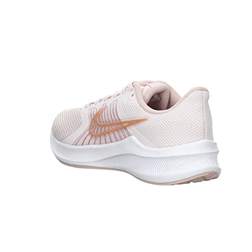 Nike Women's Downshifter 11 Running Shoes, Light Violet Champagne White Metallic Red Bronze, 11 Women