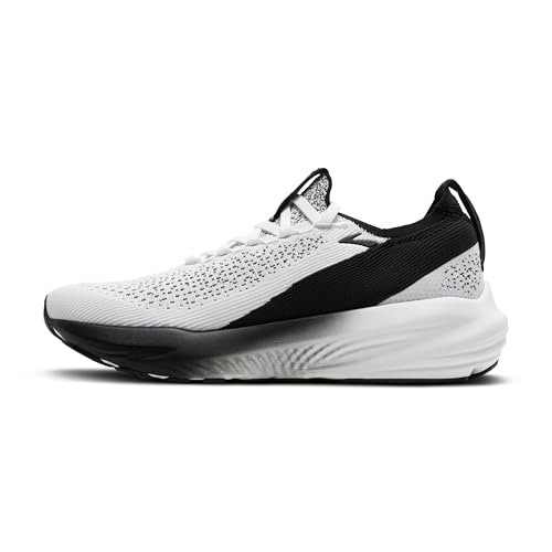 Brooks Men’s Glycerin Stealthfit 22 Neutral Running Shoe - White/Grey/Black - 8 Medium