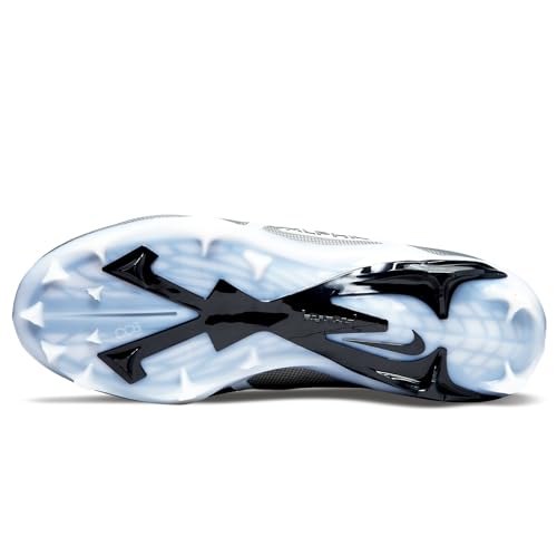 Nike Alpha Menace Elite 3 Mens Football Cleat (Black/White/Iron Grey, us_Footwear_Size_System, Adult, Men, Numeric, Medium, Numeric_13_Point_5)