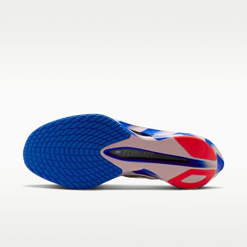 Nike Vaporfly 4 Men's Road Racing Shoes (White/Racer Blue/Silt Red/Black) Size 9.5