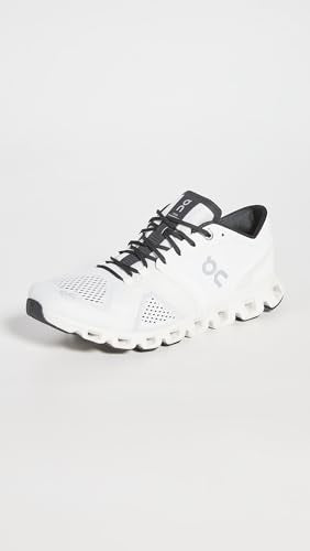 On Men's Cloud X Sneakers, White/Black, 11 Medium US