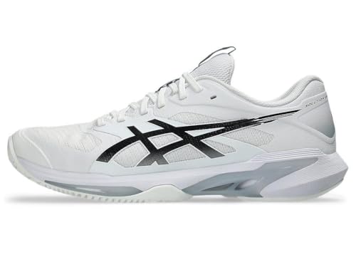 ASICS Mens Solution Speed Ff 4 Clay Sports Shoes, WHITE/BLACK, 10 US