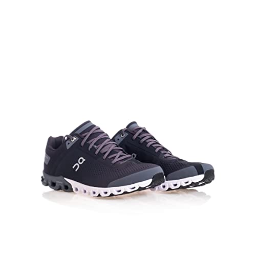 ON Mens Cloudflow Mesh Black Asphalt Trainers 8 US