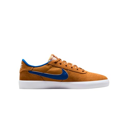 Nike SB Heritage Vulc Mens Trainers, Flax/Team Royal-Flax/White CD5010-200, Size 9.5 US