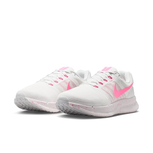 Nike Women's Run Swift 3 Road Running Shoes, Summit White/Pink Glow, 12