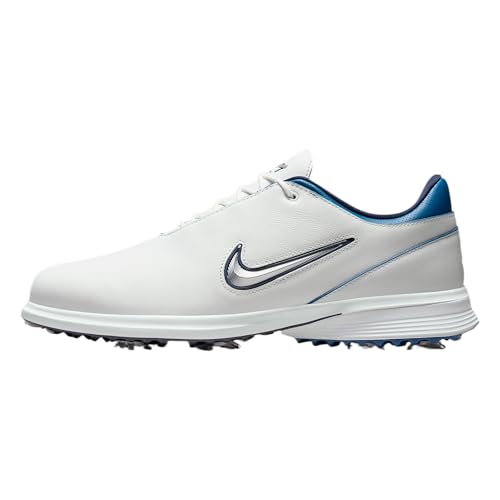 Nike Victory Tour 4 Golf Shoes (Summit White/Court Blue/Metallic Silver) Size 11.5