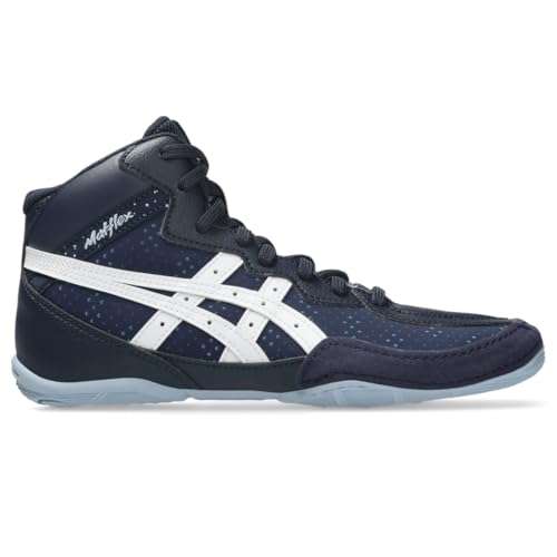 ASICS Kid's Matflex 8 GS Wrestling Shoes, 6, Midnight/White