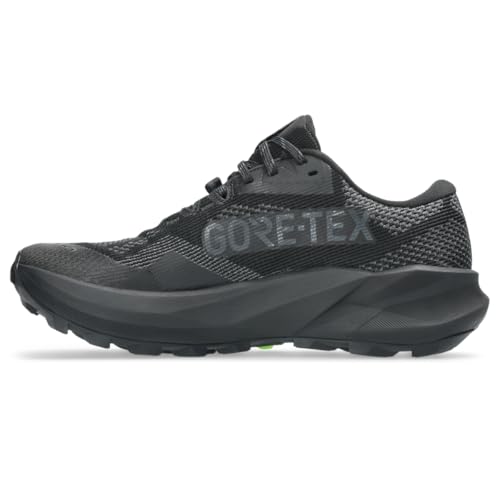 ASICS Women's Trabuco 14 GTX Trail Running Shoes, 9, Black/Graphite Grey