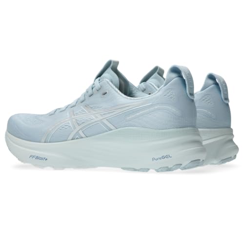 ASICS Women's Gel-Kayano 32 Running Shoes, 8.5, Sky/Pure Silver