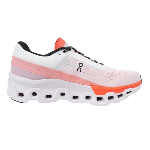 On Men's Cloudmonster 2 Running Shoes, Undyed/Flame, 11 US
