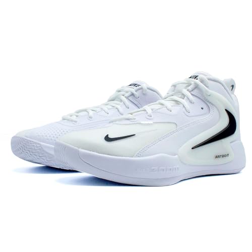 Nike Women's Zoom Hyperset 2 Volleyball Shoe White | Black 9 Women/7.5 Men