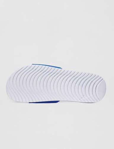 Nike Little/Big Kid's Kawa Slides, Game Royal/White-Thunder Blue-White, 7Y