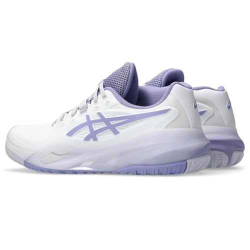 ASICS Women's Gel-Resolution X Tennis Shoes, 8, White/Bluebell