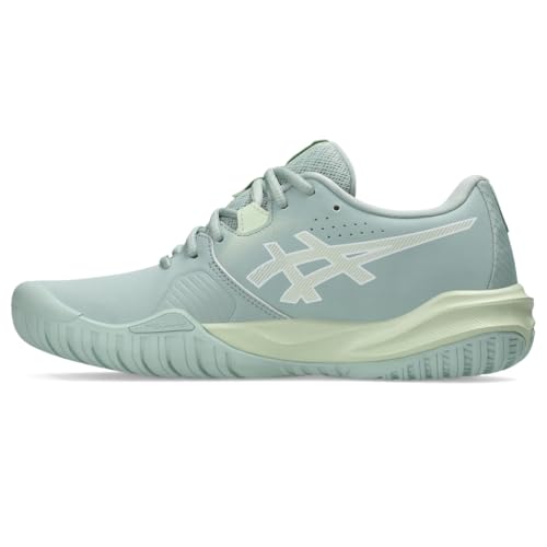 ASICS Women's Gel-Challenger 15 Tennis Shoes, 10.5, Lichen Rock/Whisper Green