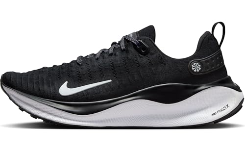 Nike InfinityRN 4 Men's Road Running Shoes (Extra Wide) (FN0881-001, Black/White) Size 9