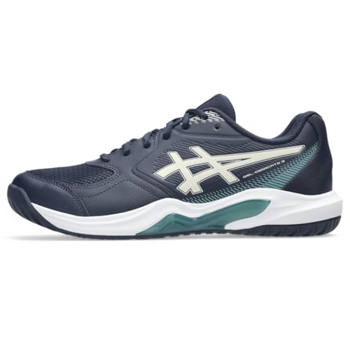 ASICS Men's Gel-Dedicate 9 Tennis Shoes, 9.5, Midnight/Oatmeal