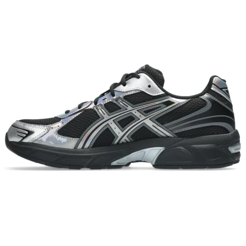 ASICS Unisex Gel-1130 Sneakers, Black/Pure Silver, 10.5 US Women/9 US Men