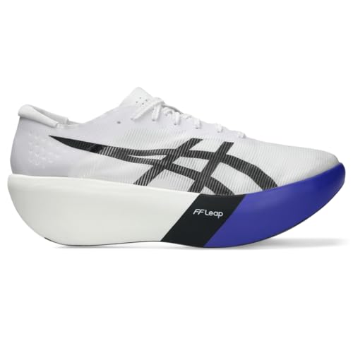 ASICS Unisex METASPEED RAY Running Shoes, 13M / 14.5W, White/Cobalt Burst
