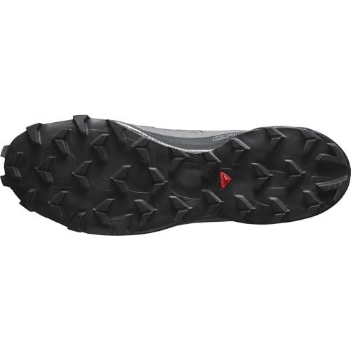 Salomon Men’s Speedcross Trail Running Shoes - Magnet/Black/Magnet - 12