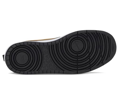 Nike Unisex Kids Court Borough Low Recraft (Big Kid) Black/Metallic Gold/Black/White 4.5 Big Kid Medium