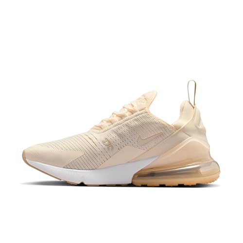Nike Air Max 270 Women's Shoes (Chalk/Linen/White/Sanddrift) Size 8