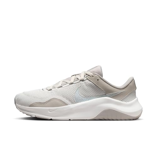 Nike Womens Legend Essential Nn Workout Shoes, LT IRON ORE/LT ARMORY BLUE-IRON GREY, 9.5 US