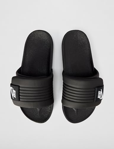 Nike Women's Offcourt Adjust Slides, Black/White-Black, 7
