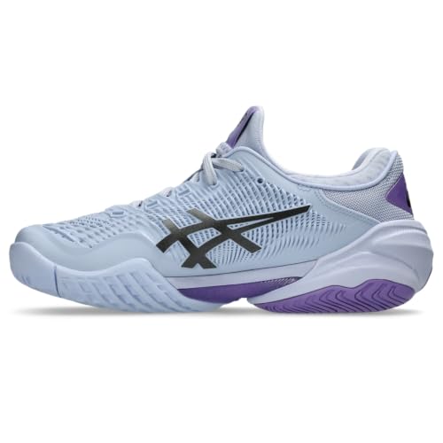 ASICS Women's Court FF 3 Night Energy Tennis Shoes, Blue Fade/Gunmetal, 6.5