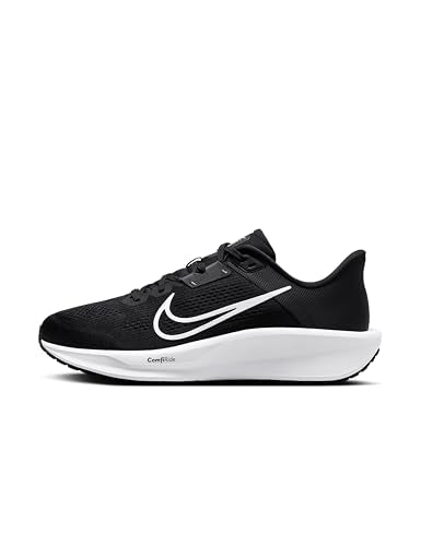 Nike Men's Quest 6 Road Running Shoes, Black/White-Iron Grey, 11